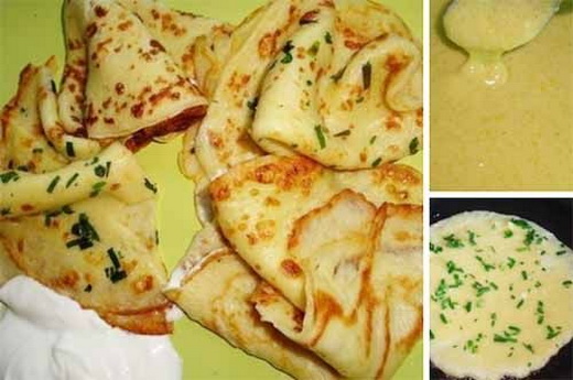 Пошаговое приготовление блинов с минералкой и молоком