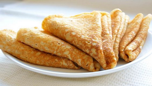 Блины классические на сыворотке