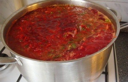 Приготовить борщ из свеклы пошагово Приготовить борщ из свеклы пошагово