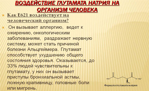 глутамат натрия
