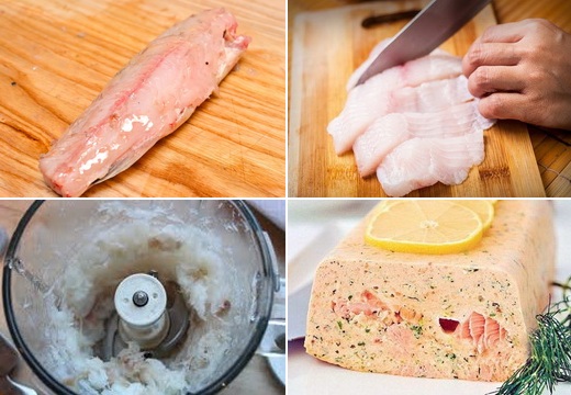 Приготовление мусса из рыбы голец