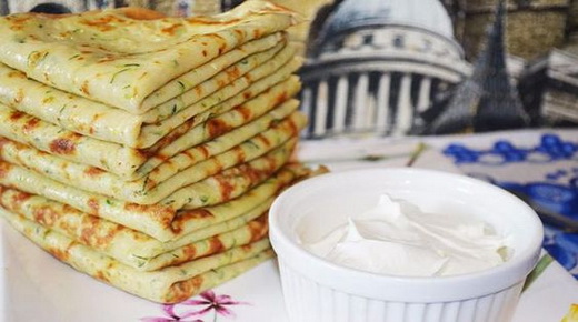 Острые кабачковые блины
