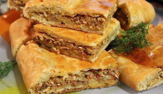 Пирог классический с капустой