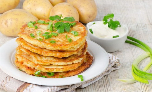 Картофельные дрожжевые драники