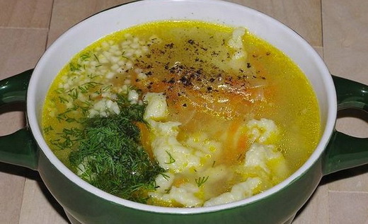Суп с клецками пошаговый с фото с курицей