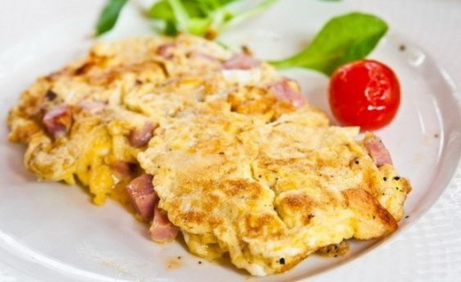 Пирог яичный с мясом