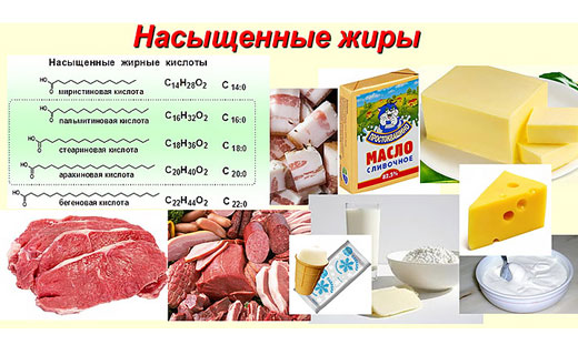 насыщенные жиры
