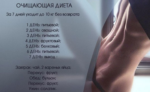очищающая диета