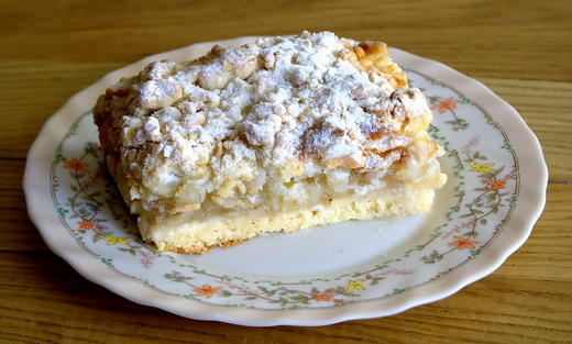 Пирог песочный с яблоками