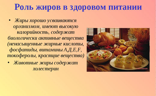 полезность жиров