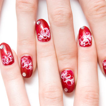 простые рисунки на коротких ногтях