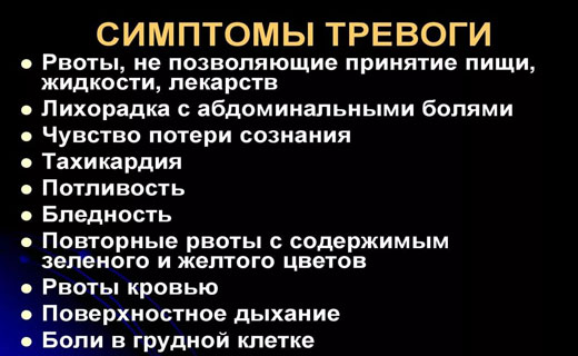 синдром тревоги
