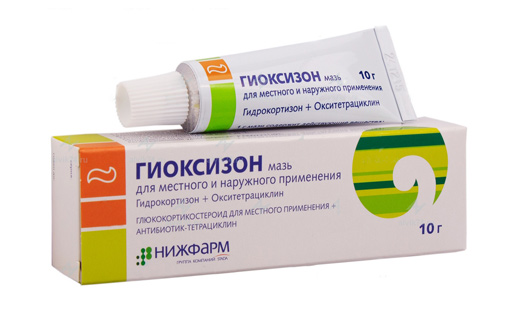 окситетрациклин гидрокортизон