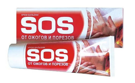 сос от ожогов