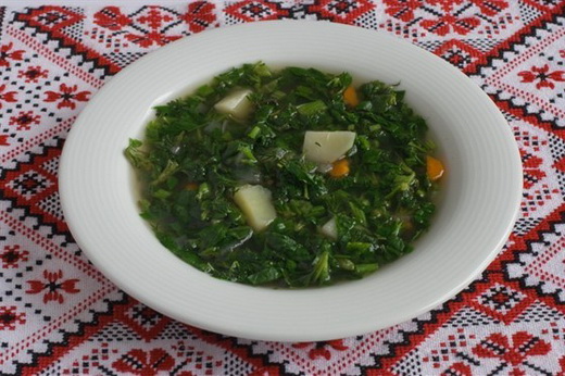 Щи с борщевиком