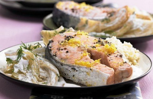 Рыба с фенхелем