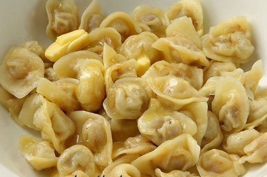 Пельмени с можжевельником