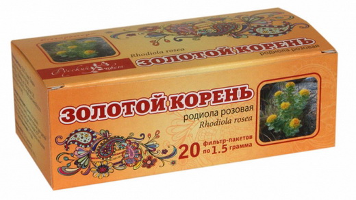 Свойства настойки золотого корня