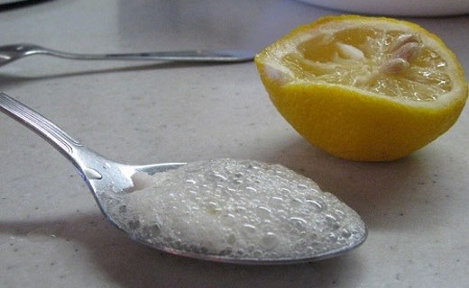 гашеная сода с лимоном